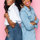 Brown Beauty Co-op co-founders Kimberly Smith (l) and Amaya Smith